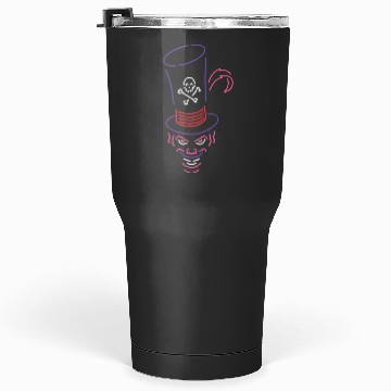 Discover Disneys Dr. Facilier Neon Face Tumblers 30 oz