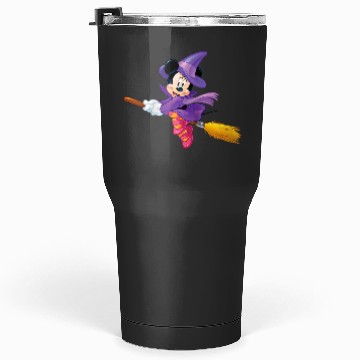 Discover Disneys halloween minnie witch raglan baseball Tumblers 30 oz