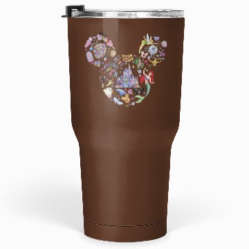 Discover Disney Magic Kingdom Tumblers 30 Oz, Disney Characters Tumblers 30 Oz