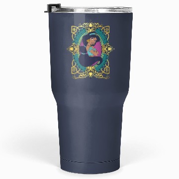 Discover Vintage Princess Jasmine Tumblers 30 Oz, Retro Disney Princess Tumblers 30 Oz