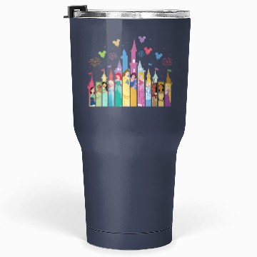 Discover Disney Princess  Tumblers 30 Oz, Disney Princess Birthday Tumblers 30 Oz