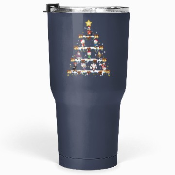 Discover Disney DuckTales Christmas Tree and Lights Tumblers 30 Oz