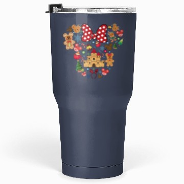 Discover Disney Gingerbread Tumblers 30 Oz, Mickey Christmas Tumblers 30 Oz