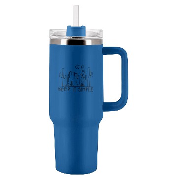 Discover Keep it simple Rocky Mountains Tumblers 40 oz With Handle