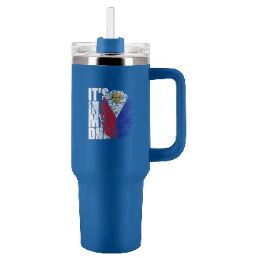 Discover It's In My DNA Philippine Tumblers 40 oz With Handle