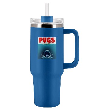 Discover Jaws - Pug Version - Jaws Pugs - Tumblers 40 oz With Handle