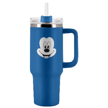Discover Disney Winking Mickey Mouse Face Large Icon Baseball Tees Tumblers 40 oz With Handle