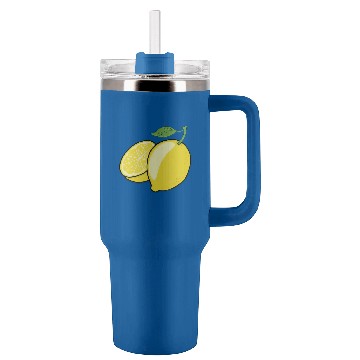 Discover Lemon Tumblers 40 oz With Handle