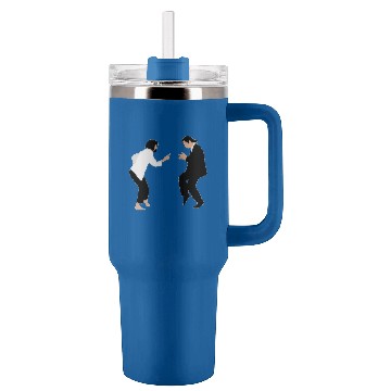Discover Pulp Fiction Dancing Scene Tumblers 40 oz With Handle