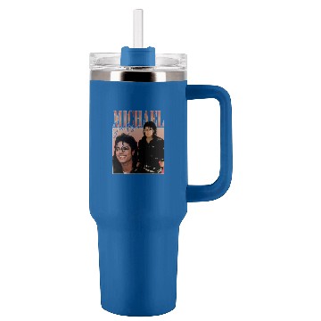 Discover Michael Jackson Vintage Zip Tumblers 40 oz With Handle