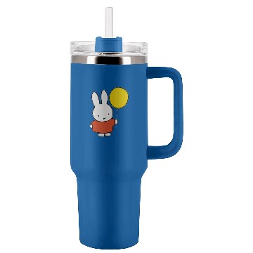 Discover Miffy with a balloon Tumblers 40 oz With Handle