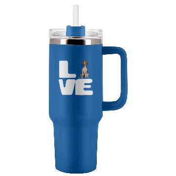 Discover Love My American Foxhound Dog Lover Gift Tumblers 40 oz With Handle