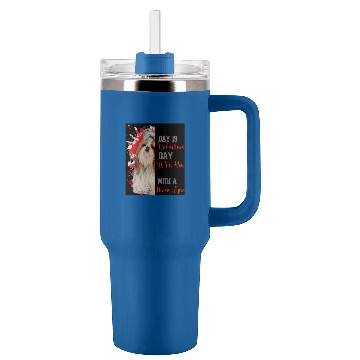 Discover Pug Pet Grumpy as armys Commando in Full Tactical Tumblers 40 oz With Handle