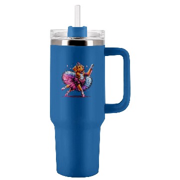 Discover Ballerina Nova Scotia Duck Tolling Retriever Dancing Tumblers 40 oz With Handle