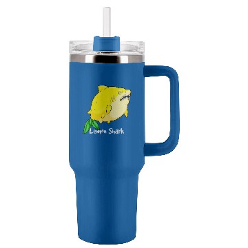 Discover Shark Pet Lemon Shark Yellow Animal Pun Megalemon Baseball Tees Tumblers 40 oz With Handle