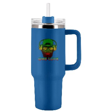 Discover Gorilla Pet Rasta Reggae Gorilla One Love Peace Reggaeton Monkey Tumblers 40 oz With Handle