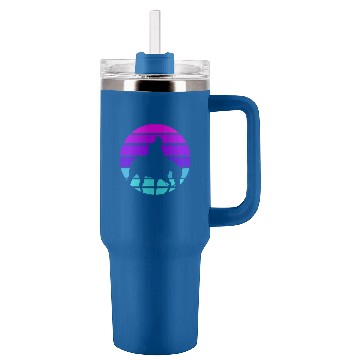 Discover Horse Pet Synthwave Cowboy Horse Tumblers 40 oz With Handle