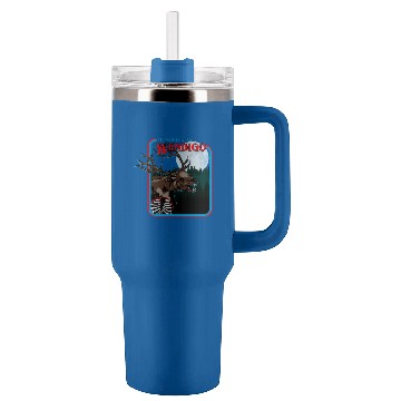 Discover Oh No Its The Wendigo Funny Retro 80s Cryptid Tumblers 40 oz With Handle
