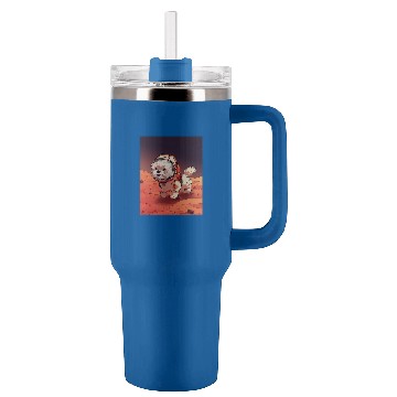 Discover Havanese Mars Funny Dog Astronaut Tumblers 40 oz With Handle