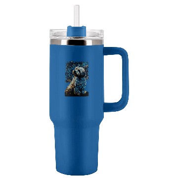 Discover Havanese Dog Starry Night Baseball Tees Tumblers 40 oz With Handle