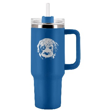 Discover Pirate LABRADOODLE With Eye Patch Skull Funny Zip Tumblers 40 oz With Handle