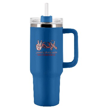Discover Peace Love Cure Multiple Myeloma Awareness 1 Tumblers 40 oz With Handle