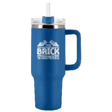 Discover The Brick Whisperer Concrete Trowel Bricklayer Baseball Tees Tumblers 40 oz With Handle