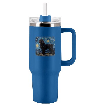 Discover Van gogh Newfoundland in starry night 1 Tumblers 40 oz With Handle