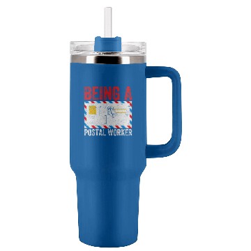 Discover Being A Postal Worker Zip Tumblers 40 oz With Handle