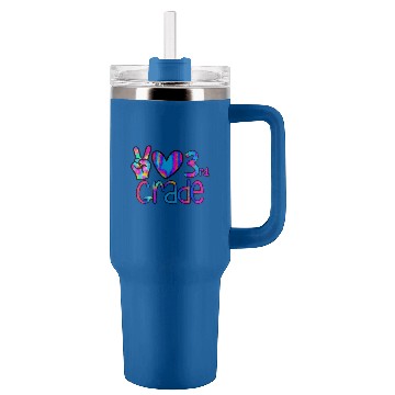 Discover Peace love third 3rd grade teacher student school class Baseball Tees Tumblers 40 oz With Handle