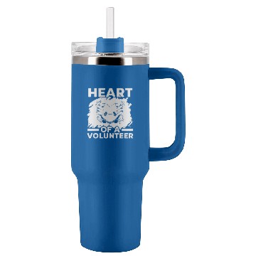 Discover Volunteering Work Helping Hand Volunteer Worker 3 Tumblers 40 oz With Handle