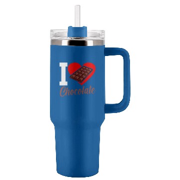 Discover I Love Chocolate Funny Chocolates Lover Eater Graphic Baseball Tees Tumblers 40 oz With Handle