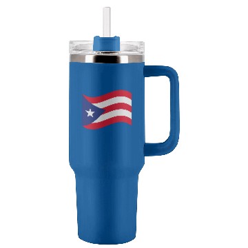 Discover Flag Puerto Rico Tumblers 40 oz With Handle