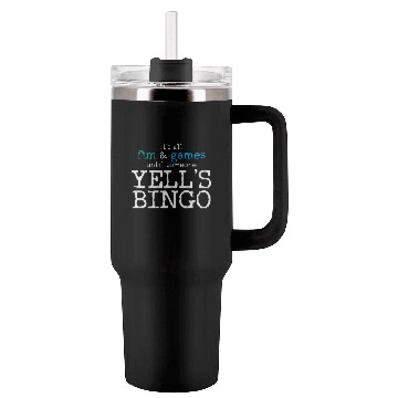Discover Bingo Winner Yell's Bingo Bingo Winning Card Tumblers 40 Oz With Handle