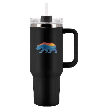 Discover California Bear Tumblers 40 Oz With Handle
