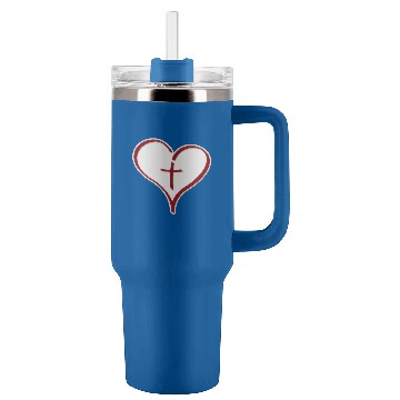 Discover Heart And Crucifix - Hope Faith Design Tumblers 40 oz With Handle