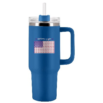 Discover Simply Southern Dog Flag Tumblers 40 oz With Handle