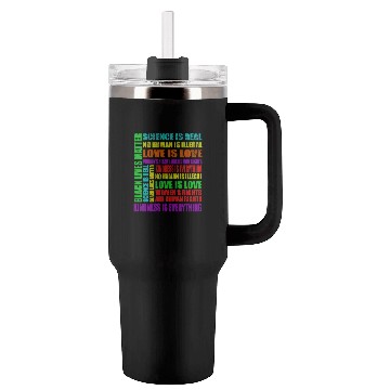 Discover Science Is Real Black Lives Matter Love Is Love Tumblers 40 Oz With Handle
