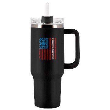 Discover Firefighter Tumblers 40 Oz With Handle