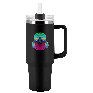 Discover Hummingbird Music DJ - Bird Collection Tumblers 40 Oz With Handle