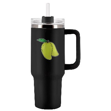 Discover Mango hand drawn fruits summer Tumblers 40 Oz With Handle