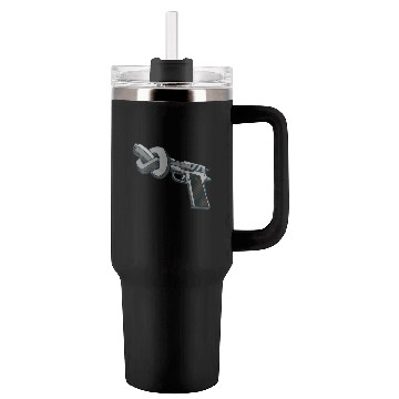 Discover Science Gun Control Tumblers 40 Oz With Handle