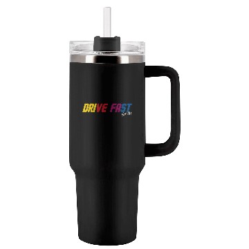 Discover drive fast eat ass Funny Sarcastic Cute Car Racing Tumblers 40 Oz With Handle