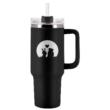 Discover Bunny and Bear Tumblers 40 Oz With Handle