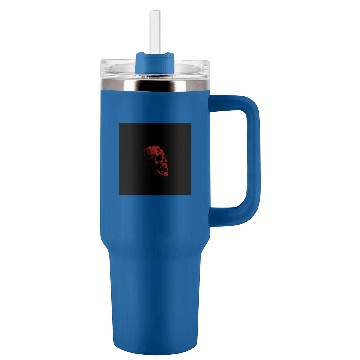 Discover Red Skull with lightning Tumblers 40 oz With Handle