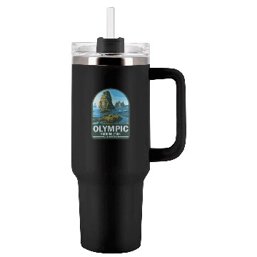 Discover OLYMPIC national park Washington usa Tumblers 40 Oz With Handle