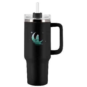 Discover Howling Wolf Nature Lover Tumblers 40 Oz With Handle