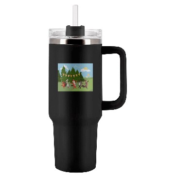 Discover Wild Animals: Forest Fiesta Tumblers 40 Oz With Handle