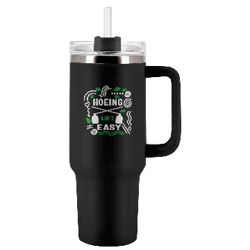 Discover Vegetable Hoeing Tumblers 40 Oz With Handle, Hoeing Ain't Easy,