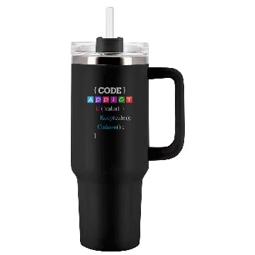 Discover Keep calm and Code Addict Tumblers 40 Oz With Handle